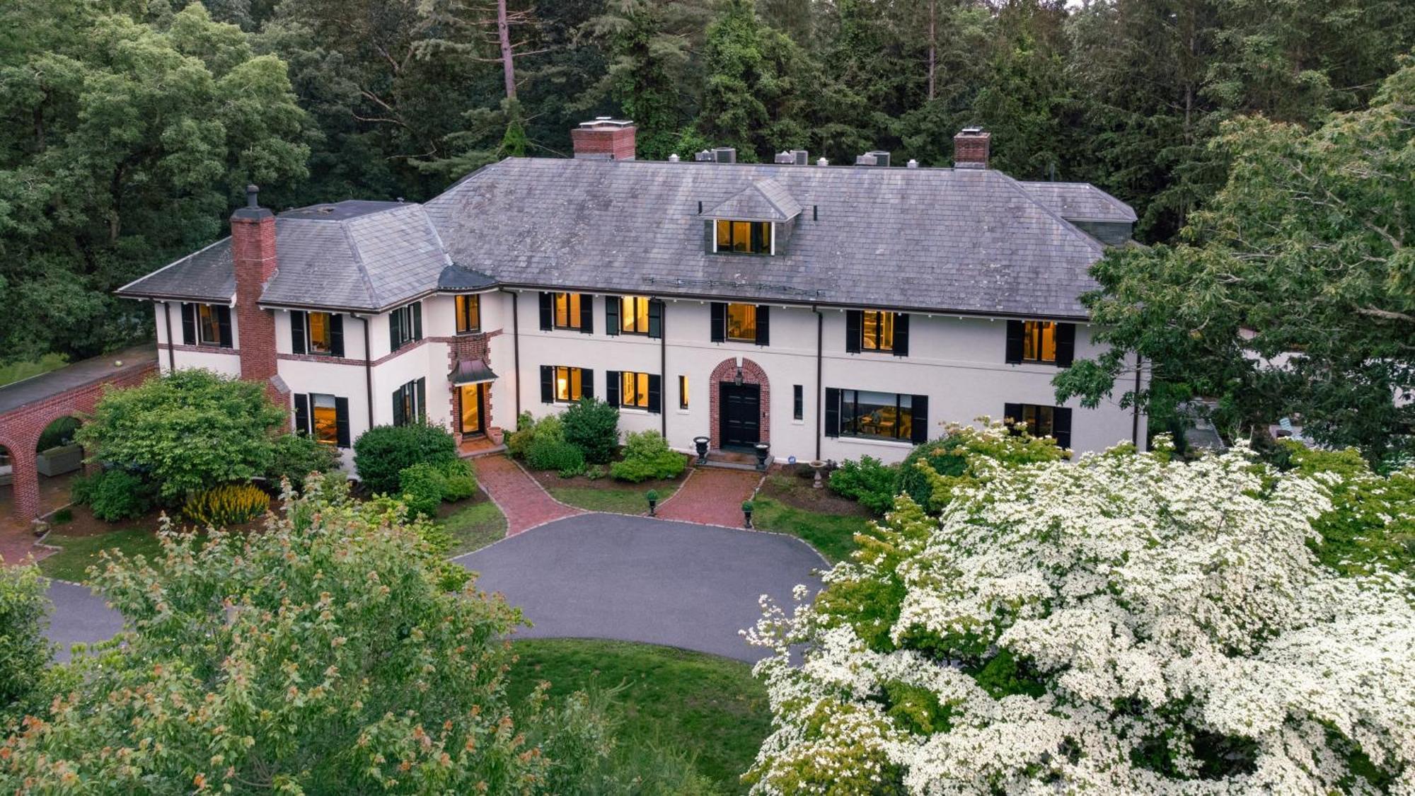 Boston Mansion Heated Pool Fire Pit Tennis Needham Exterior photo